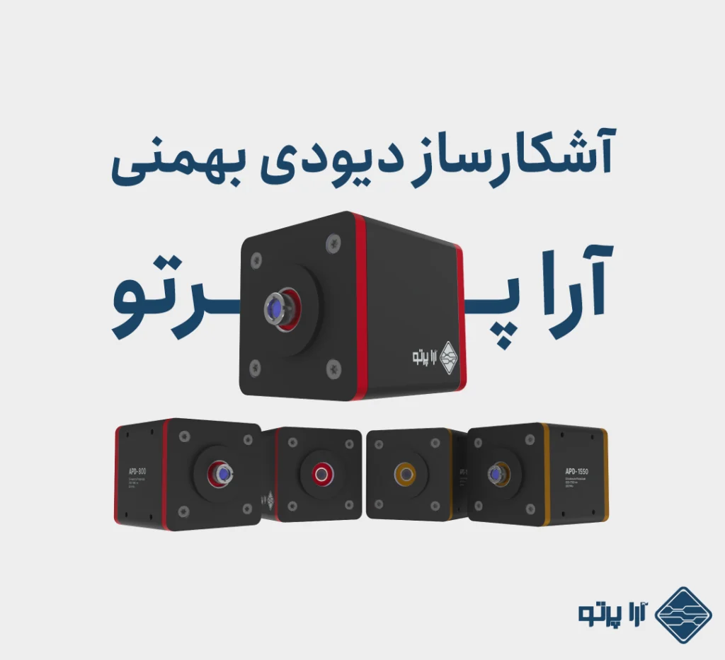 بنر آشکارساز دیود نوری بهمنی آرا پرتو